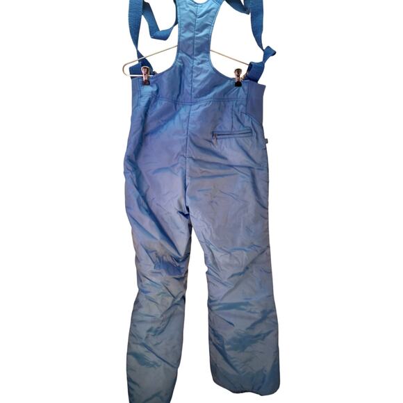 Vintage Swing West Men's Blue Insulated Ski Snow Pants Bib Overalls 34x30 - Picture 4 of 6